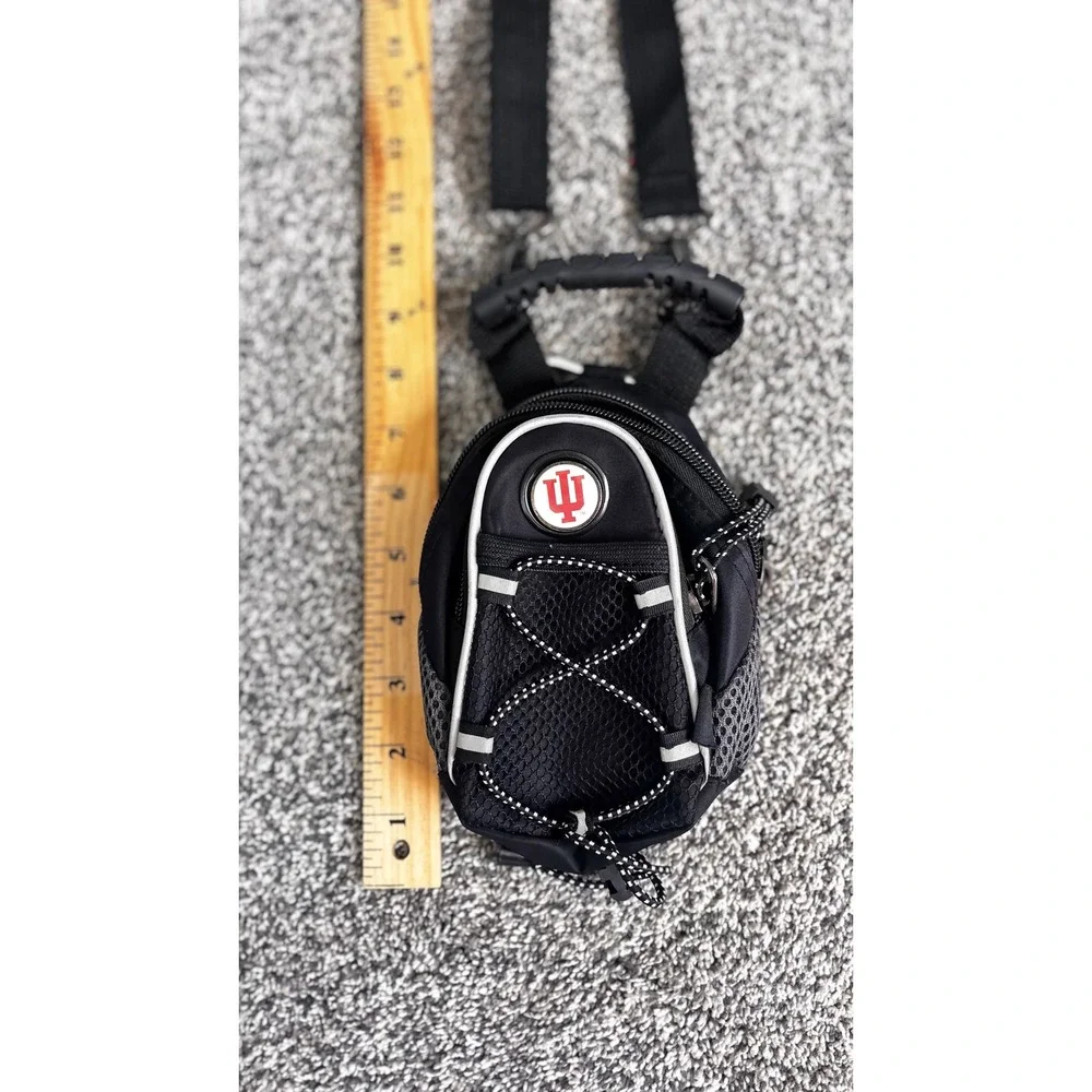 Indiana University Hoosiers Mini Backpack Sling Bag Black IU Logo Crossbody